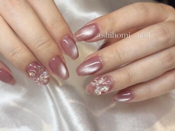 ネイル アヴァンス あべのルシアス店(Nail AVANCE.)/ピンクマグネット shihomi