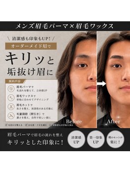リノア(L'INOA...)の写真/初めての方も安心◎眉毛ワックス＋眉毛パーマで垢抜け眉にアップデートしませんか？