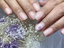 サロンドフォーエイチ(salon de 4H)/ショート爪でも可愛いフラワー♪