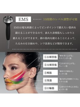 モナ 宝塚店(Mona)/表情筋を鍛える!顔ヨガ効果EMS