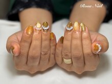 ローザネイル(Rosa Nail)/マグネット×3Dレース