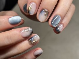 自爪育成＆ニュアンスネイル