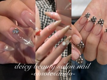 デイシー 表参道(deicy)の写真/【長さだし10本可能】初回オフ無料！種類豊富なパーツやカラーも♪ワンカラーも色混ぜで唯一無二のカラーに