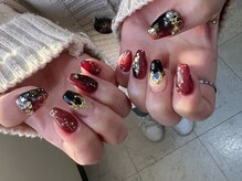 サロン ジジネイル(Salon GIGI Nail)/お正月ネイル　岩崎施術