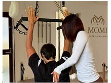 【マシンピラティス×美姿勢専門】MOMI pilates&walkingの雰囲気（男性のお客様も体幹強化、肩こり・腰痛予防でご利用頂いています）