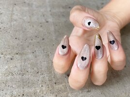 マグネットネイル　ハート