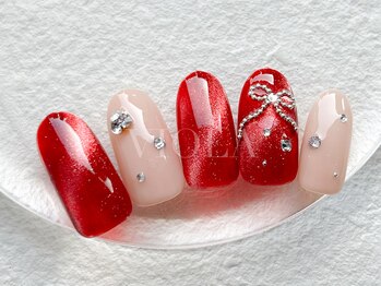 ヴィオラ(VIOLA)/マグネットネイル/リボンネイル