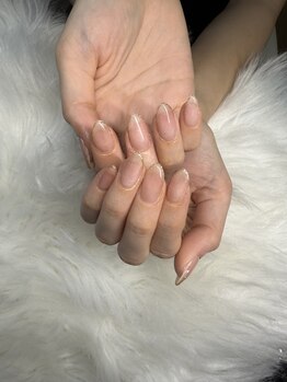 ユーアンドワイ(Yu&Y)/透け感マグネットに先端ラメ