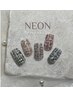 【　冬　nail 】　冬のツイード　￥5400
