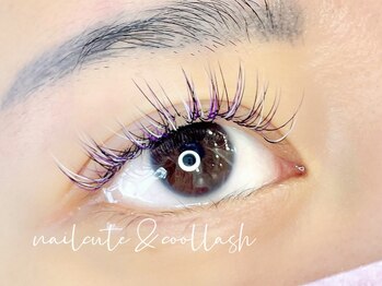 ネイルキュート アンド クールラッシュ 亀有店(nailcute & CoolLash)/カラーエクステ◎