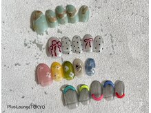 プルースラウンジ トウキョウ(Plus Lounge TOKYO)/3月の定額ネイル★volume ¥9900