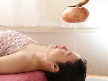 温ゆるふわの写真/【ヘッドスパ＋シロダーラ70分◆体と脳のデトックス6600円】まどろみ体験…*毎日頑張るお身体にご褒美を☆