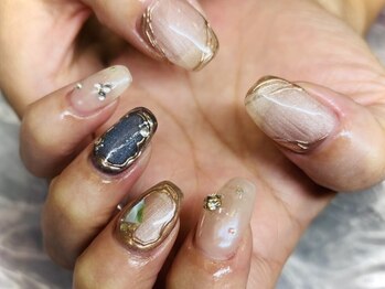 サロンドプラス(Salon de Plus)の写真/【デザインが豊富♪】指先から気分の上がるデザイン多数◇指先を華やかにして気分もアップ＊