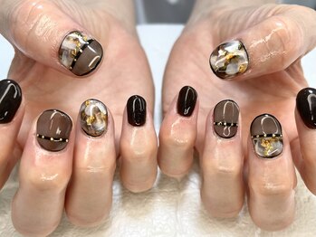 ジェルネイルステラ(gel nail Stella)/ショートネイル