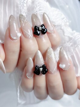 ラヴィアン 名古屋大須店(La vie en)/冬といえば！チェックネイル！