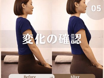 ぷらむろーど杉田整骨院・鍼灸院/流れ5：施術後の変化を確認