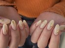 シンプルキラキラネイル