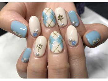 アーガイルネイル☆新規定額8280