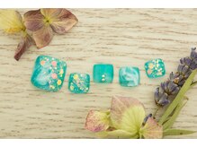 ネイルクロエ(NAIL KCLOE)/フットジェルフルアート