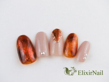 エリクサーネイル 五反田(Elixir Nail)/定額a シンプル/クーポン使用