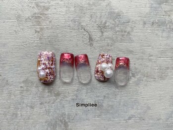 シンプリー ネイルアンドアイラッシュ 祖師谷大蔵店(Simpliee Nail&Eyelash)/ツイードネイル