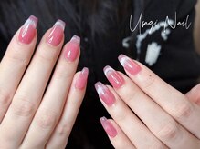 ウサギネイル 新大久保店(usagi nail)/マグネットフレンチ秋可愛い