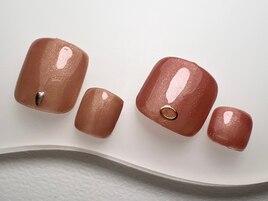 シンプルフットネイル　5490円