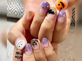 ハロウィンネイル