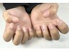 爪に優しいジェルネイル　クリア(オフ込み) ¥6500→¥5980