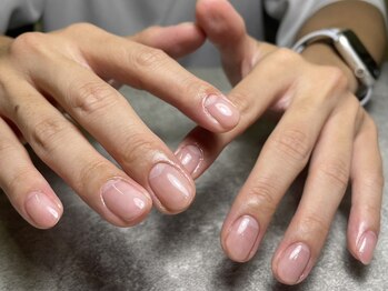 オムネイル 渋谷(HOMME NAIL)/クリアジェル ¥3.800