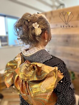 セウラ(SEURA.)の写真/《JR尼崎駅からすぐ》駅近で移動も楽チン♪プロのヘアメイクと着付けで特別な日をより華やかに♪