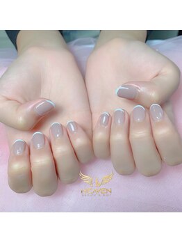 ヘブン ネイル 鶯谷(HEAVEN Nail)/ホワイトフレンチネイル