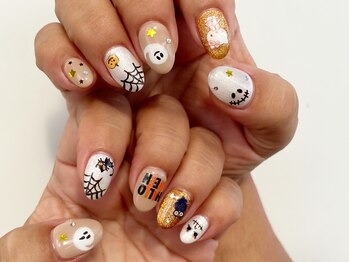 ハロウィンネイル