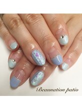 ビューネーションパティオ(Beaunation patio)/【雪の結晶Nail】選べるアート