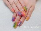 縦グラデーションネイル