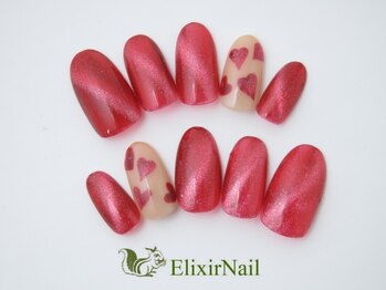 エリクサーネイル 渋谷(Elixir Nail)/定額aシンプル/クーポン使用