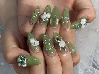 ワンカラー&ストーン付け放題