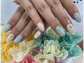 【新川】大人気！大理石ネイル