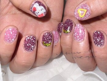 フラッシュ×キャラクターネイル