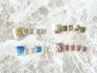 【フット定額アート】ジェル/月替わりデザイン ◇ 初回￥8,800