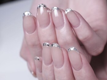 ネイルズ バイ ユイ 外苑前(Nails by Yui)/ブライダルに♪ガラスフレンチ