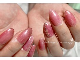 マグネットネイル+フラワー