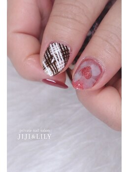 ジジ アンド リリー/バレンタインネイル