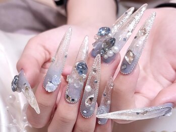 プティネイル 池袋(Puty Nail)/ブルークリアネイル☆ スカルプ