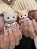 【hand】カラーグラデーションネイル　¥6300