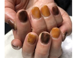 同系タイダイ！ムラ塗りネイル