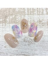 ネイルサロン クイル(QUILL)/４月チューリップ２