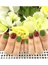 ディーネイル 京橋(D-nail)/西村/シンプルXmasネイル☆