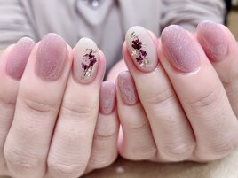 ドライフラワーネイル☆