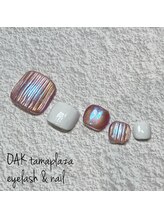 オーク アイラッシュアンドネイル たまプラーザ(OAK)/【Foot】定額コース